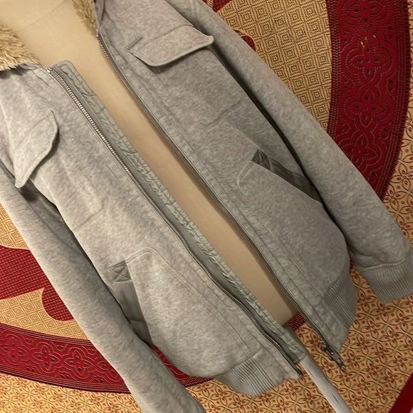 Vintage Diesel Sherpa lined heather gray men’s jacket - Picture 11 of 15